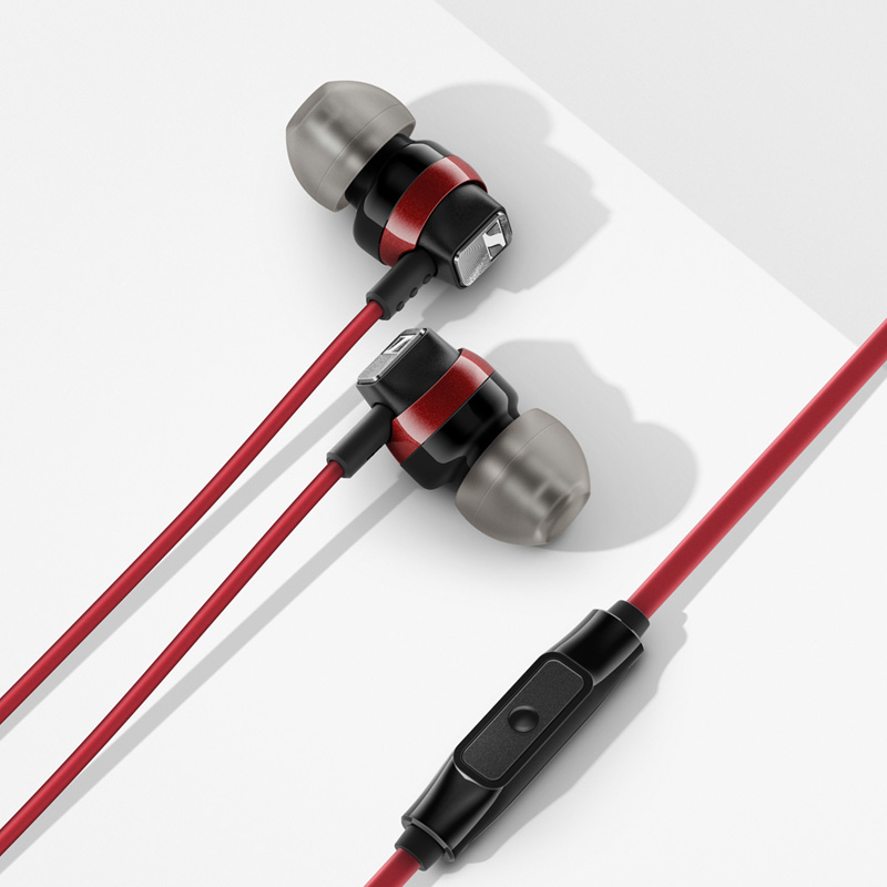 森海塞尔（Sennheiser）CX300S 手机音乐运动耳机 有线入耳式 纯净音质 智能线控 红色