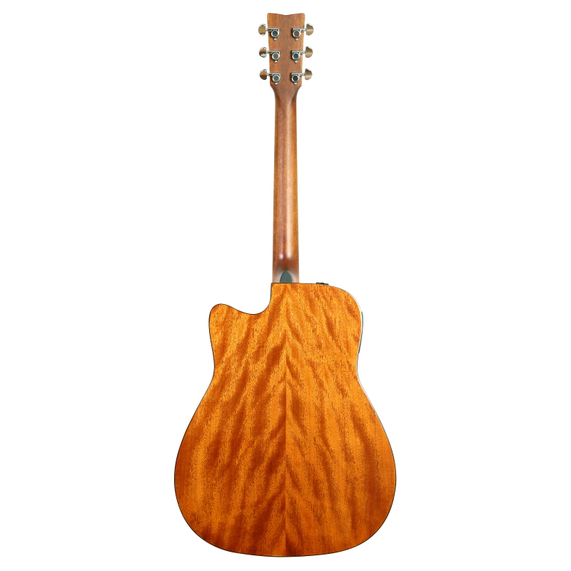雅马哈（YAMAHA）全新升级款FGX800CVN 北美型号单板电箱民谣吉他 复古色面单木吉他41英寸