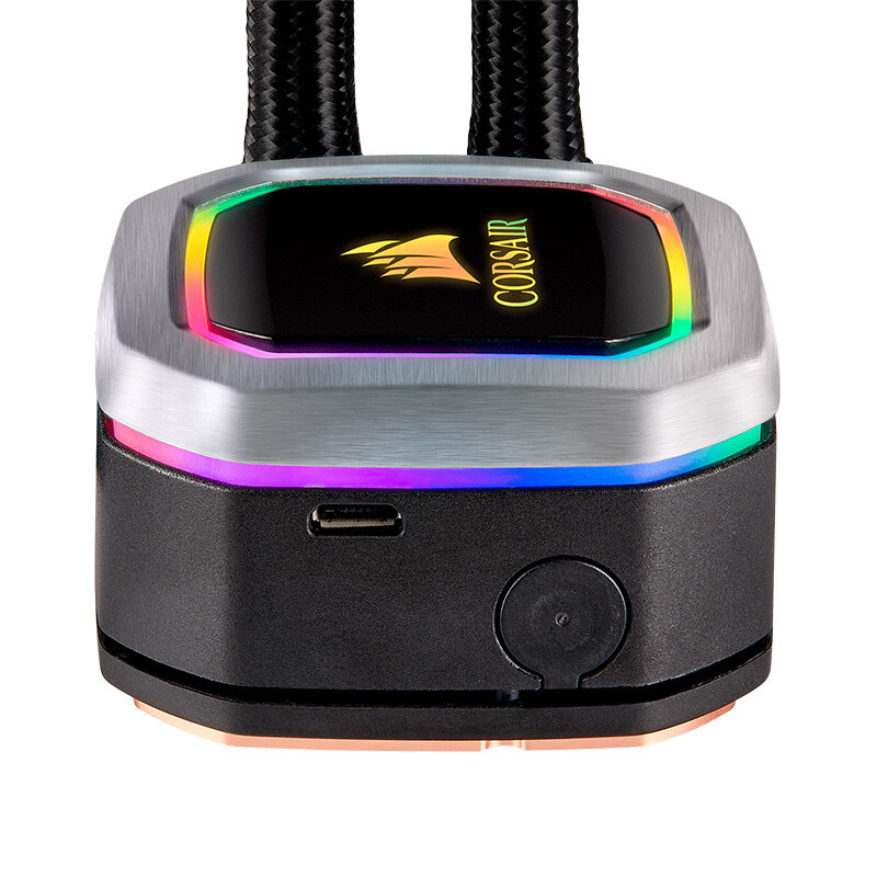 美商海盜船 (USCORSAIR) H115i RGB PLATINUM 雙風(fēng)扇一體式水冷散熱器(280冷排/RGB燈效/PWM風(fēng)扇)