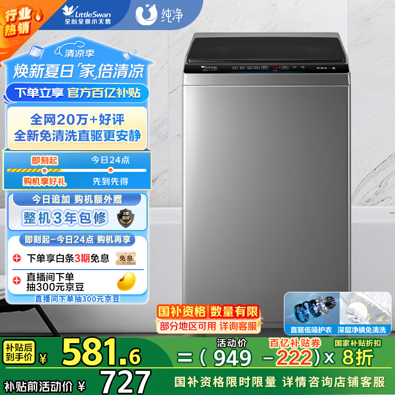 良心分析小天鹅TB80V23DB是不是真的好用？！不看后悔全方位测评！！