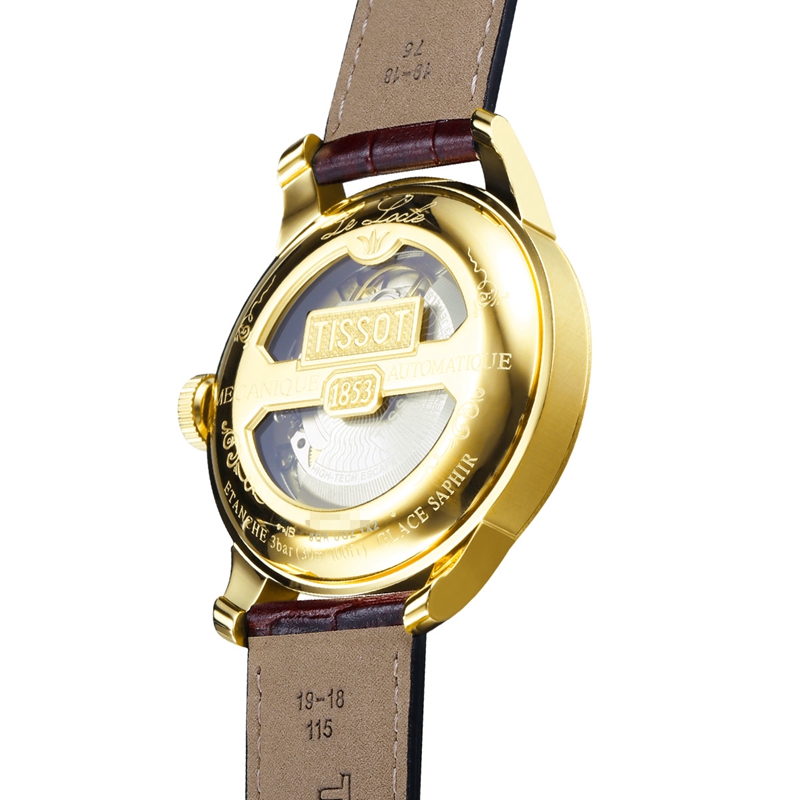 天梭(TISSOT)瑞士手表 力洛克系列皮带机械男士手表T006.407.36.263.00