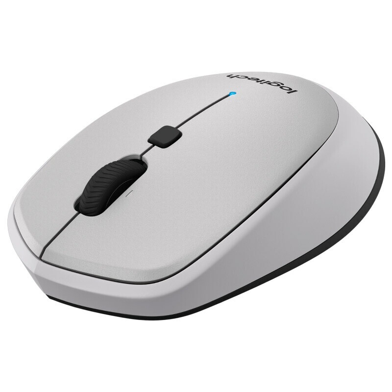 羅技（Logitech） 羅技M336(M337)藍(lán)牙鼠標(biāo)蘋(píng)果無(wú)線(xiàn)辦公macbook筆記本電腦mac m336灰色