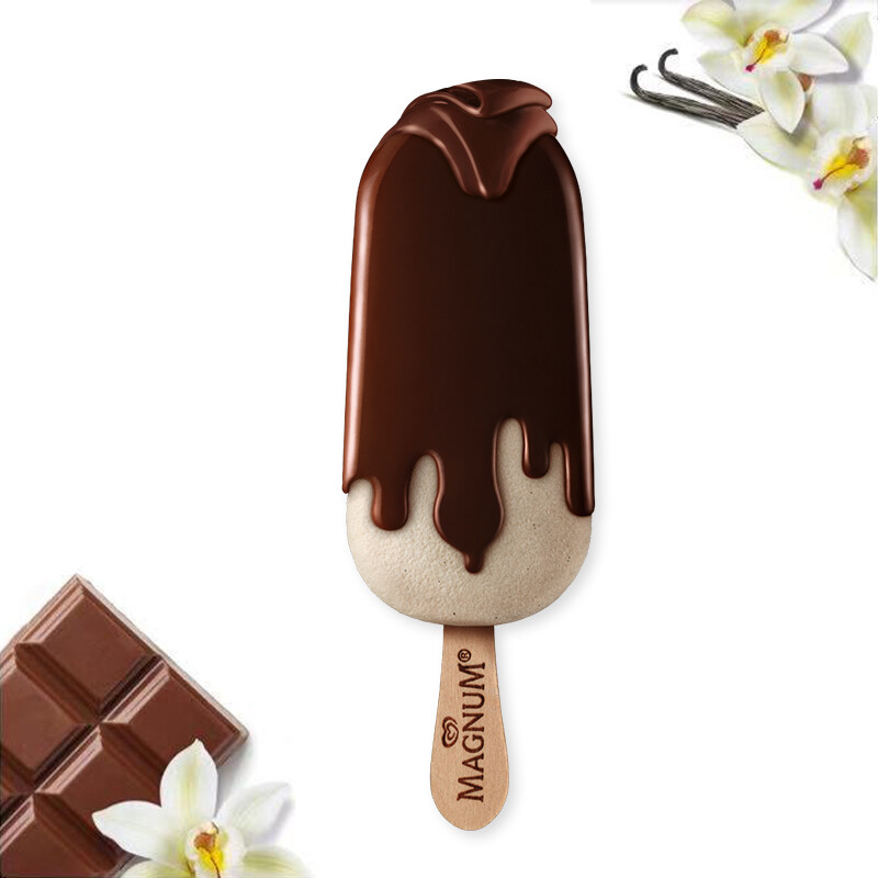 和路雪 梦龙 香草口味 冰淇淋家庭装 64g*4支 雪糕