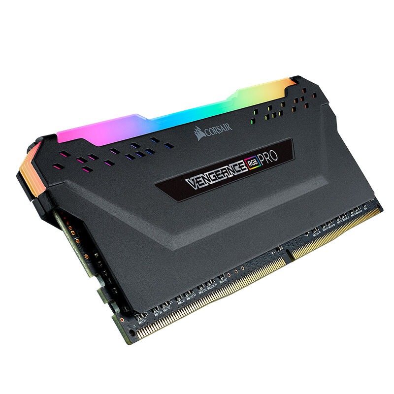 美商海盜船（USCORSAIR） 8GB DDR4 3200 臺(tái)式機(jī)內(nèi)存條 復(fù)仇者RGB PRO燈條 電競(jìng)玩家款