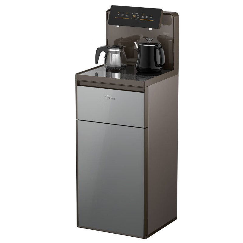 美的（Midea）饮水机茶吧机背板家用下置式桶装水 多功能智能自主控温 立式温热型 YR1622S-X