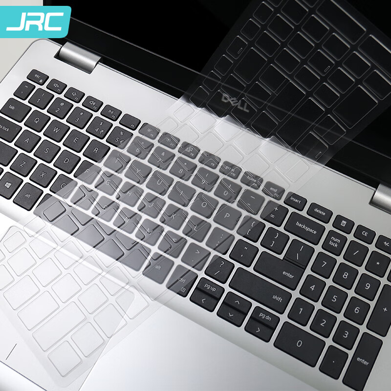JRC 戴尔(DELL)灵越5000 fit 15 灵越7000(7591) 15.6英寸笔记本电脑键盘膜 通用隐形透明保护膜TPU防尘防水