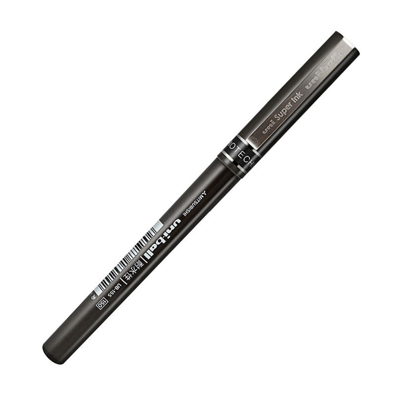 日本三菱（Uni）UB-155中性笔走珠笔0.5mm学生考试用笔耐水耐晒办公签字笔 黑色