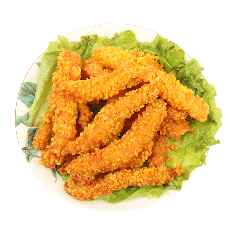 大用 雪花无骨鸡柳条900g 鸡柳半成品油炸小吃炸鸡柳肉串 *2件