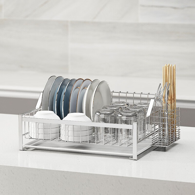 请问delwins 304不锈钢碗架 台面沥水碗碟架 厨房置物架收纳用品晾放