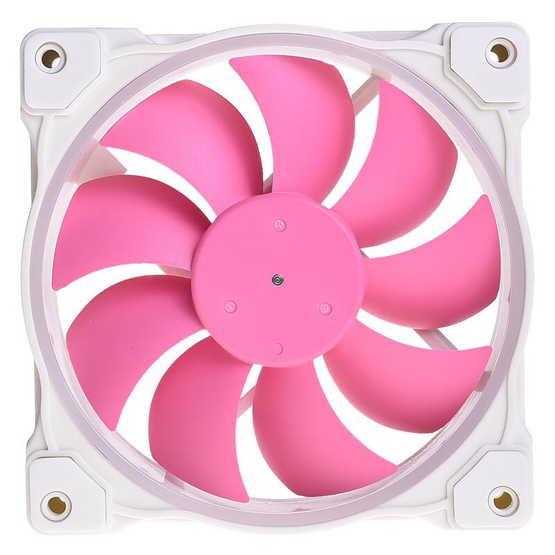 ID-COOLING ZF-12025-PINK 幻彩ARGB粉色系温控风扇 专业水冷/风冷散热器风扇