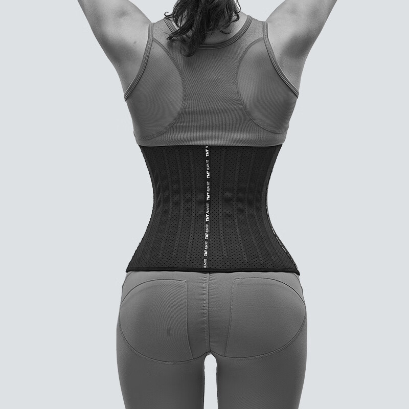 TMT 束腰带 女收腹塑腰健身运动护腰 乳胶材质 25根加压钢骨透气 L【腰围72CM-78CM】