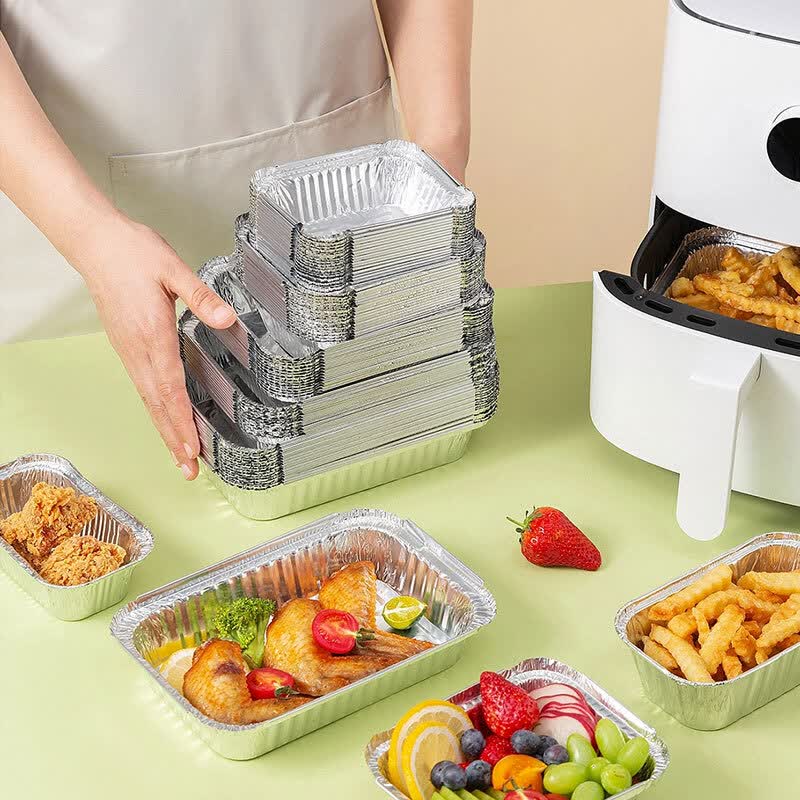 比较特美居一次性锡纸铝箔盒烤箱烧烤方形锡纸盒空气炸锅锡口碑怎么样