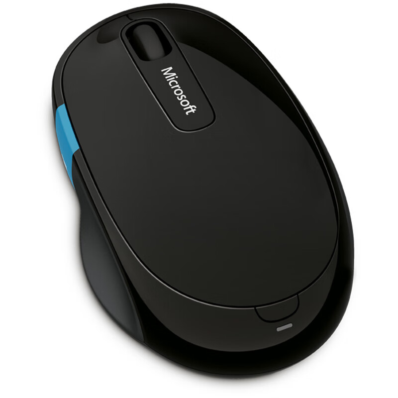 微软 (Microsoft) Sculpt舒适滑控鼠标 黑色 | 无线蓝牙连接 纵横滚轮 Windows触控键 人体工学 蓝影技术