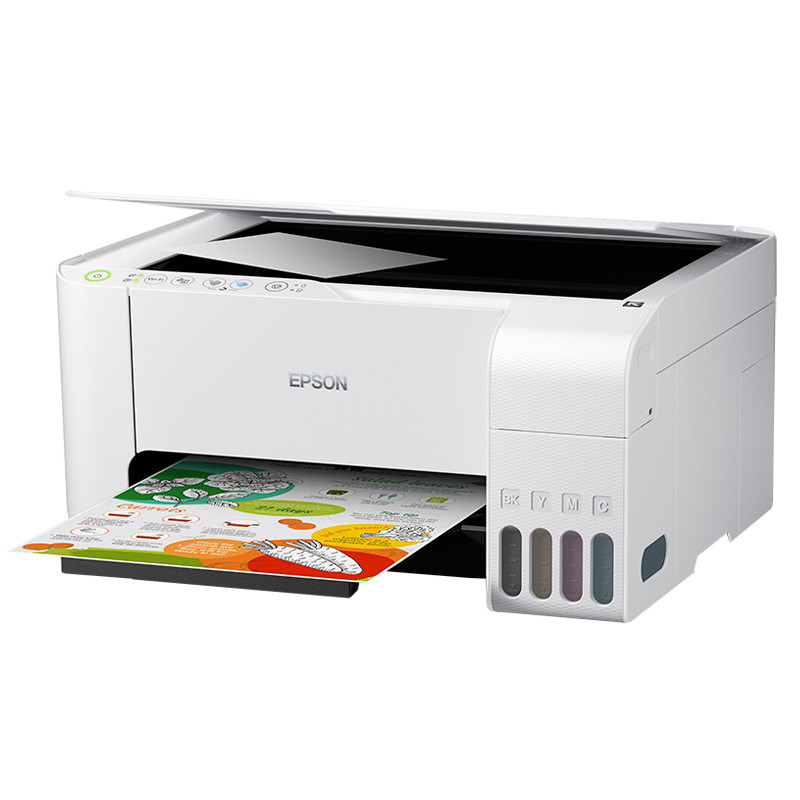 爱普生EPSON 墨仓式喷墨打印机L3151 L3153 L4168 办公家用打印复印扫描一体机 L3151 打印机