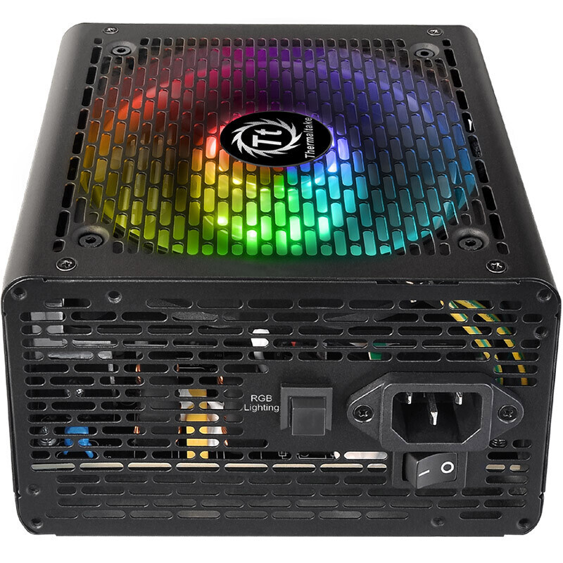 Tt（Thermaltake）額定600W Smart RGB 600 電腦電源（80PLUS認(rèn)證/256色燈效/智能溫控風(fēng)扇/支持背線）