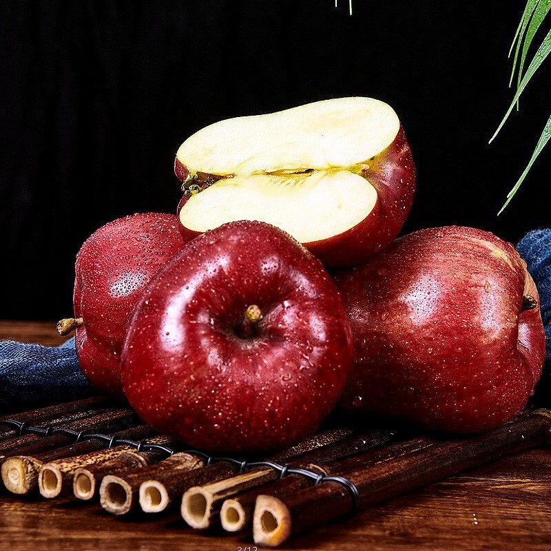 甘肃天水花牛苹果5斤装 果径75-80mm以上新鲜水果 产地直发