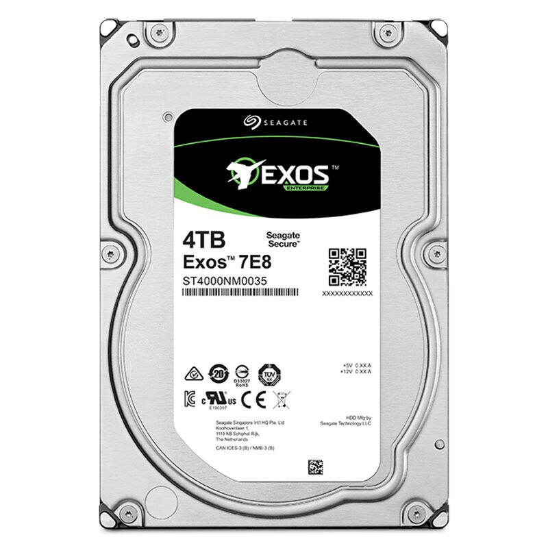 希捷(SEAGATE)企业级硬盘 银河SATA接口 服务器硬盘4T6T8T10T12T14T16T 【ST4000NM0035】4TB