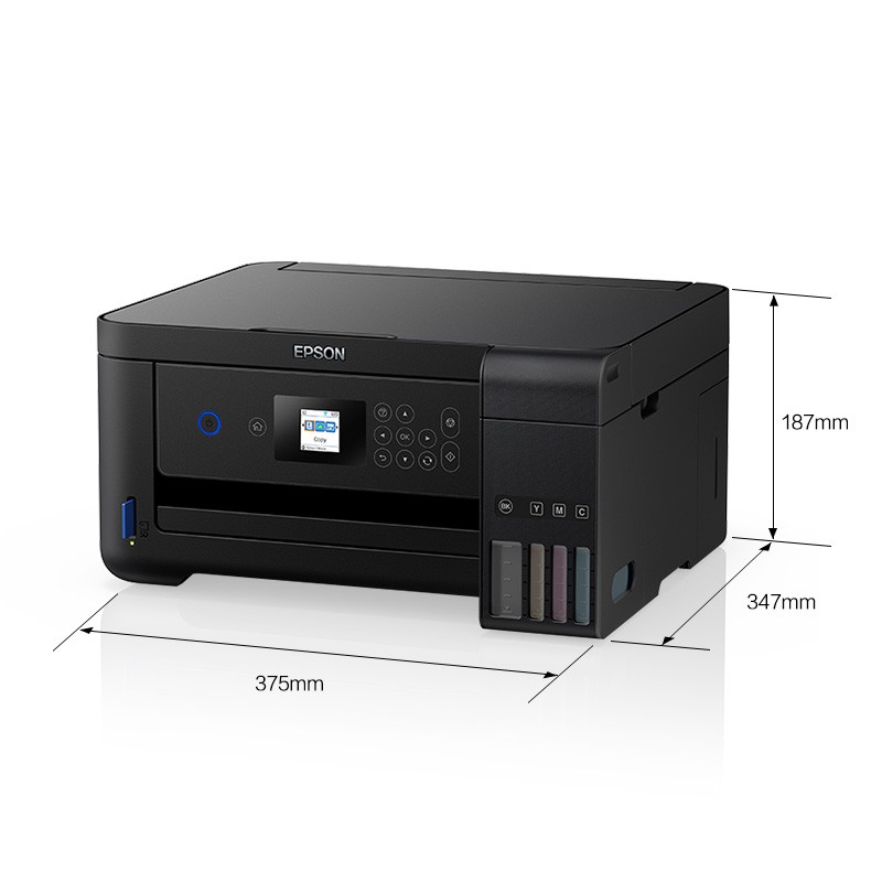 爱普生EPSON 墨仓式喷墨打印机L3151 L3153 L4168 办公家用打印复印扫描一体机 L4168 打印机