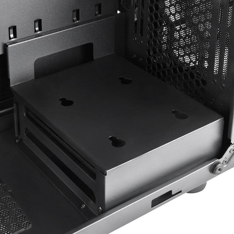 银欣（SilverStone）PS15B 精准15 M-ATX非侧透机箱 (支持240mm水冷排/高端显卡/游戏机箱)