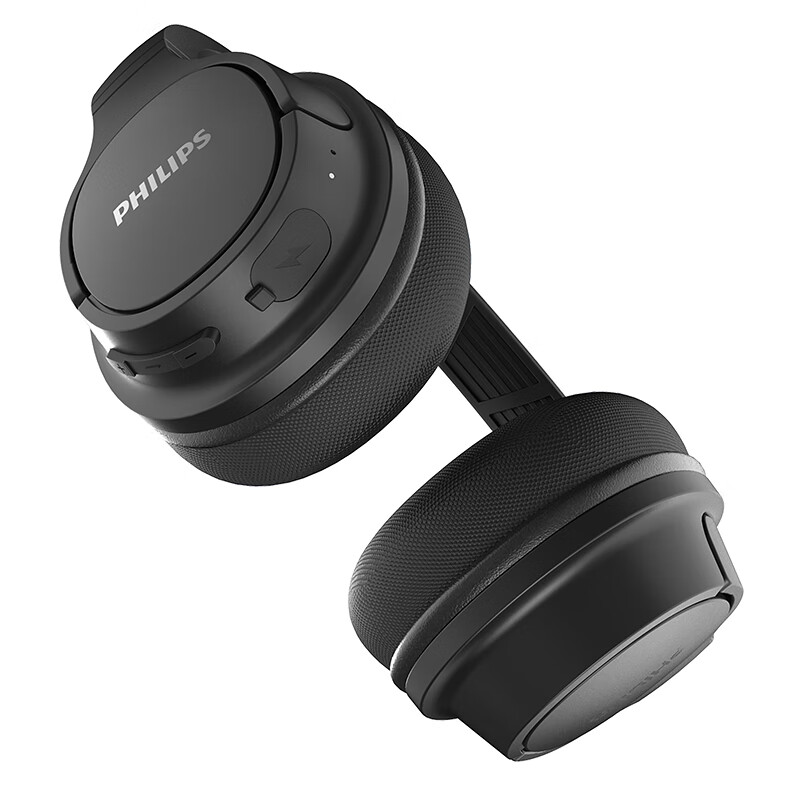飞利浦/PHILIPS SH402黑 无线蓝牙耳机 防滑头戴式防水运动耳机 透气冷却耳罩 震撼音质 苹果安卓手机通用