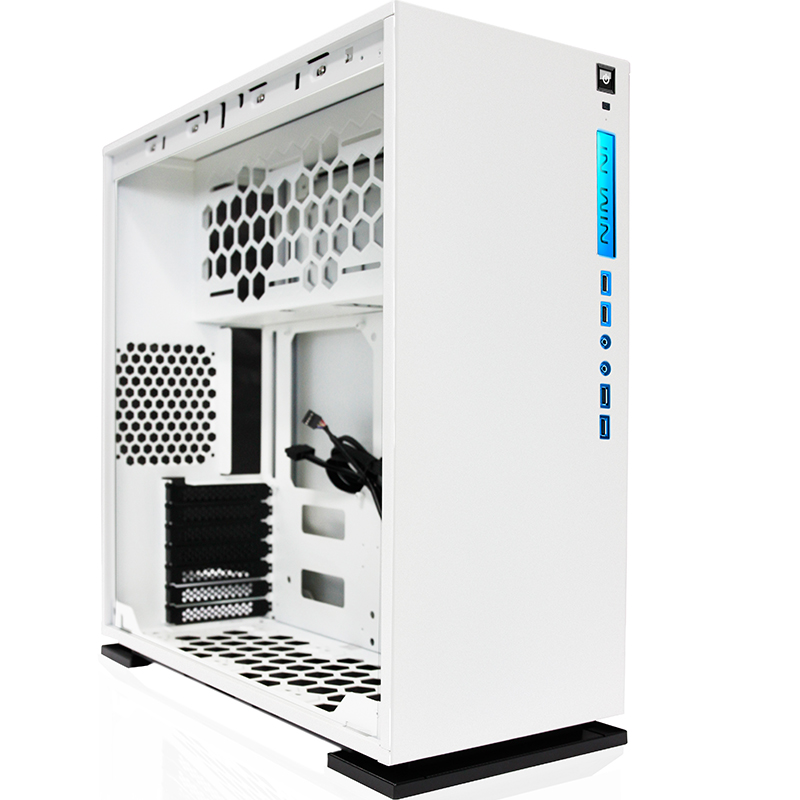 迎广（IN WIN）303 白色 电脑主机箱（支持ATX主板/360水冷排/玻璃侧透/背线/USB2.0*2+USB3.0*2)