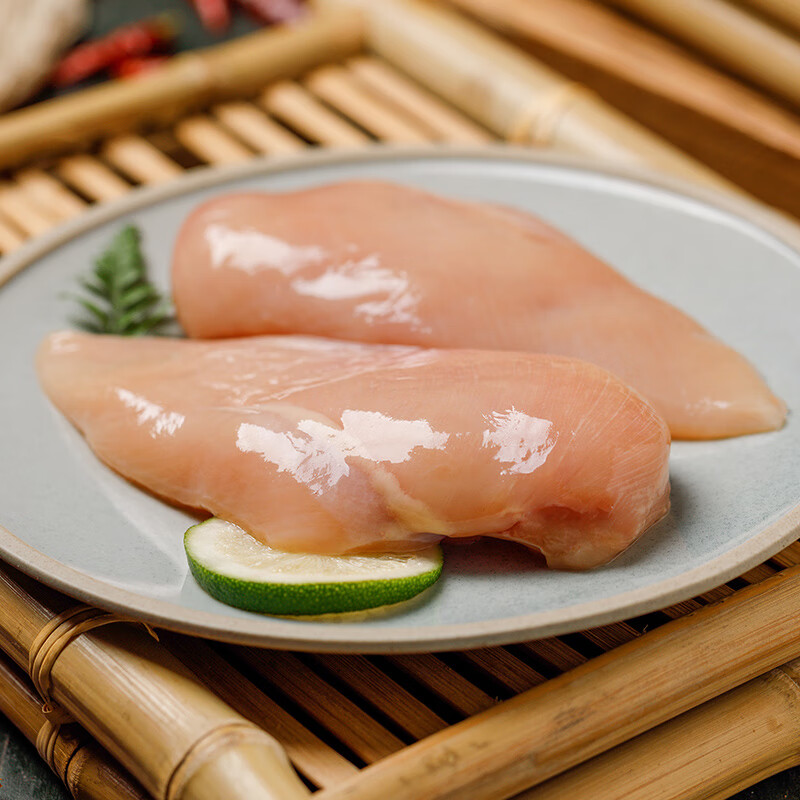 凤祥食品 生鸡大胸1kg 出口日本欧盟级鸡胸肉健身鸡胸轻食代餐 *2件