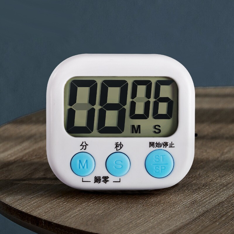 欧橡（OAK）电子计时器厨房定时器 提醒器大屏幕 学生可爱器闹钟迷你学习定时器 倒计时器C829