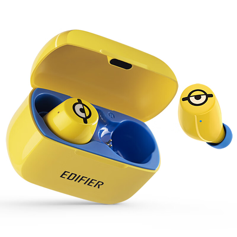 漫步者 （EDIFIER）小黄人系列限定套装（W3真无线蓝牙耳机+M10便携式蓝牙音箱+定制保温杯）