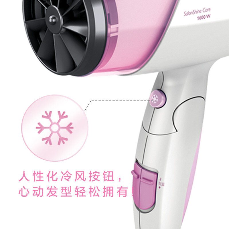 飛利浦（PHILIPS）電吹風(fēng)機(jī) HP8200 家用大功率6檔冷熱風(fēng)恒溫護(hù)發(fā)小巧可折疊