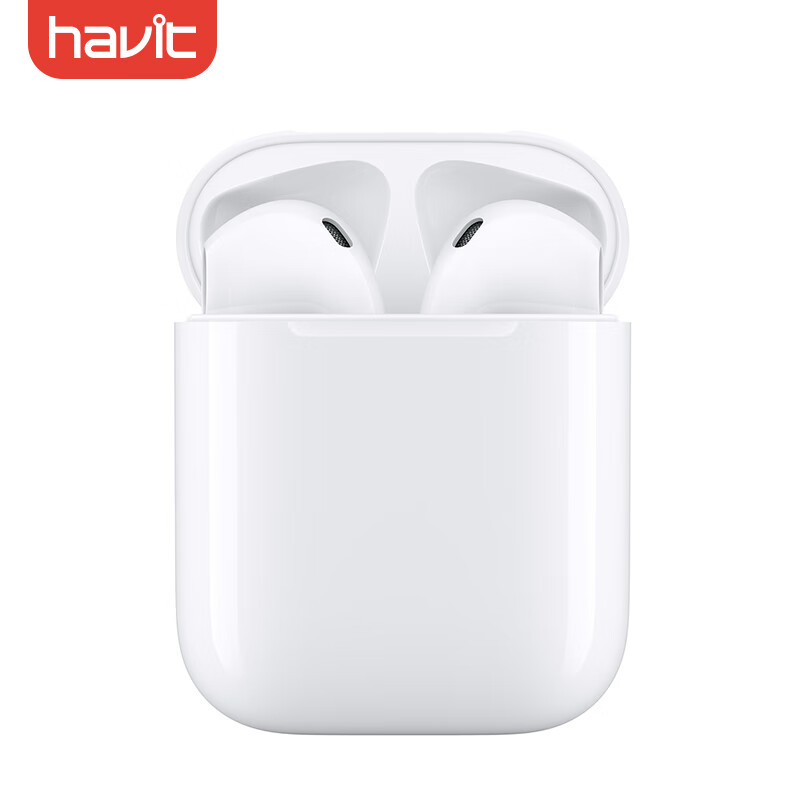 海威特（Havit）Pros真无线蓝牙耳机运动游戏耳麦小米华为等安卓苹果手机通用 白色尊享版