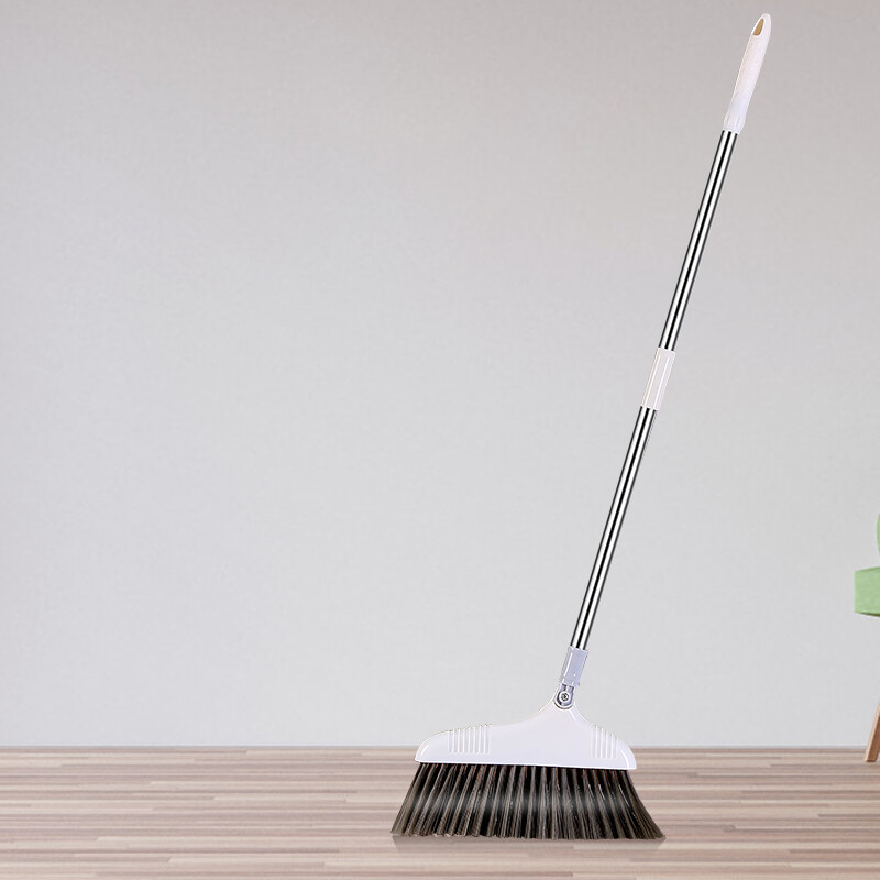 艺姿扫把 不锈钢扫把扫帚家用 软毛扫地贴合地面易洁耐用 扫把一只单只装YZ-708