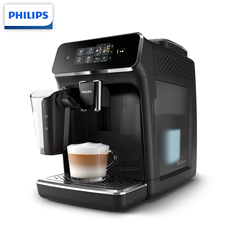 飞利浦（PHILIPS）咖啡机 意式全自动Lattego家用现磨咖啡机 欧洲原装进口 一键卡布奇诺自带奶壶  EP2131/62