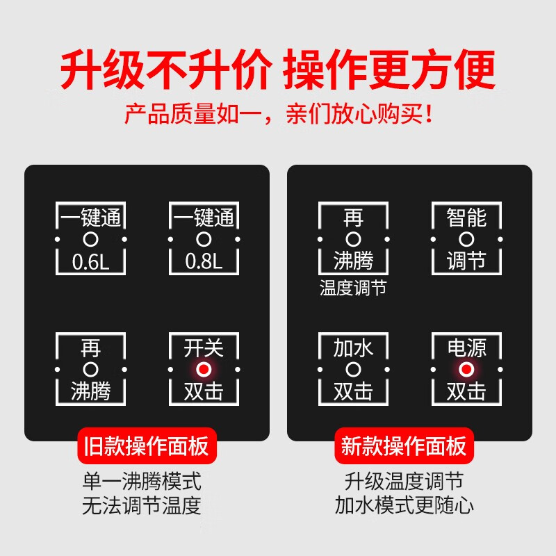 容声全自动上水壶304不锈钢智能烧水壶抽水电热茶炉电热水壶电茶炉开水电水壶煮水器快烧壶煲茶具套装家用 RS-F黑金色