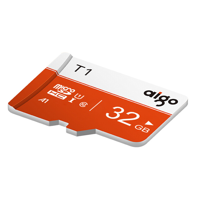 爱国者（aigo）32GB TF（MicroSD）存储卡 U1 C10 A1 T1高速版内存卡 适用手机数码行车记录仪