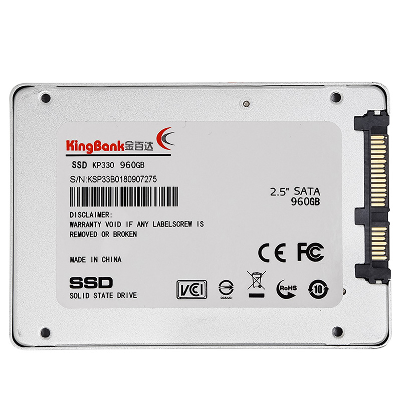 金百达（KINGBANK） 960GB SSD固态硬盘 SATA3.0接口 KP330系列