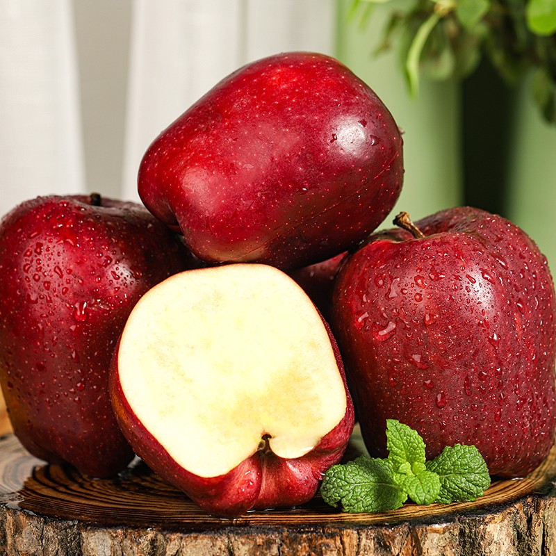 风味坐标 甘肃天水花牛苹果 现摘现发 当季新鲜苹果 12粒装 单果重量125g-170g