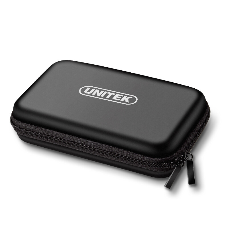 优越者(UNITEK)移动硬盘包2.5英寸 防水抗震保护数据线耳机硬盘盒收纳包