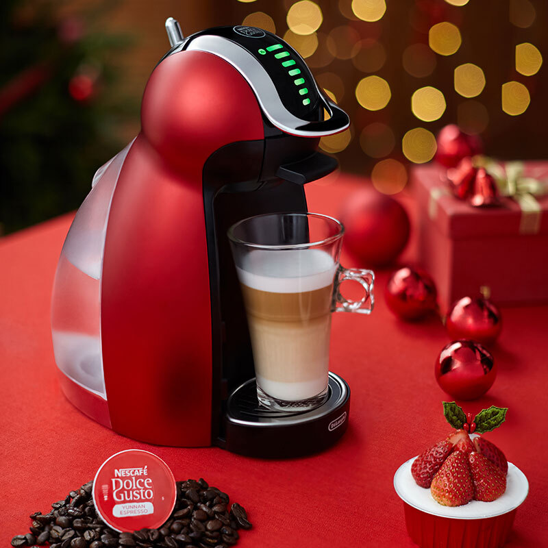 雀巢多趣酷思(Nescafe Dolce Gusto) 店铺爆款胶囊咖啡机 家用 商用 全自动胶囊机 Genio 红色