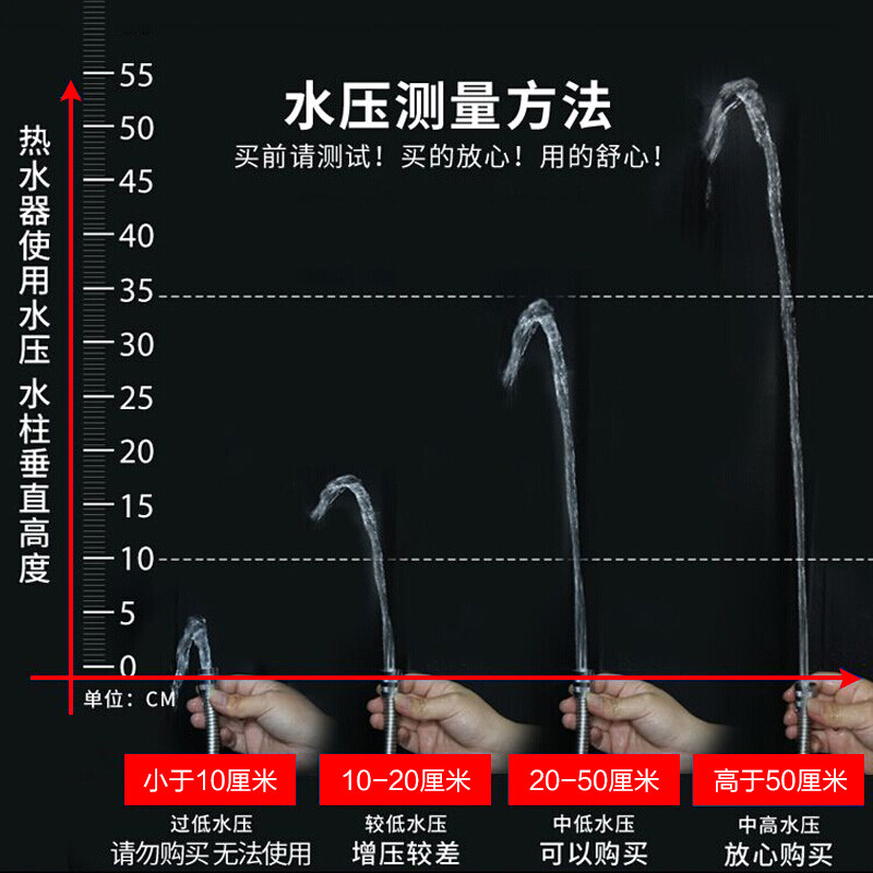 莱尔诗丹 Larsd  增压花洒淋浴喷头套装加压洗澡浴室淋雨花洒沐浴手持莲蓬单头 免钉胶底座免打孔