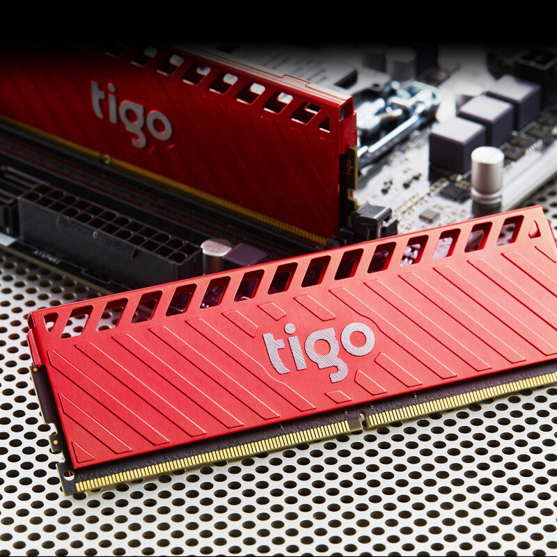 金泰克（Tigo）DDR4 2666 16GB 台式机内存条 X3烈焰风暴系列 游戏马甲条 散热/稳定