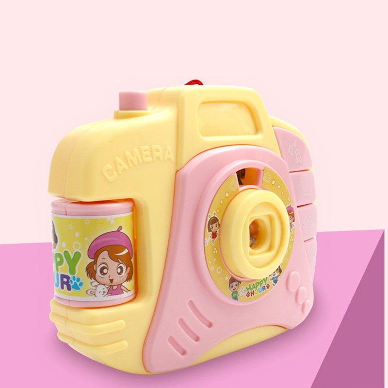 大号儿童卡通智能投影音乐相机玩具宝宝相机幼儿3-4-6周岁启蒙早教故事机玩具 音乐故事相机（颜色随机）