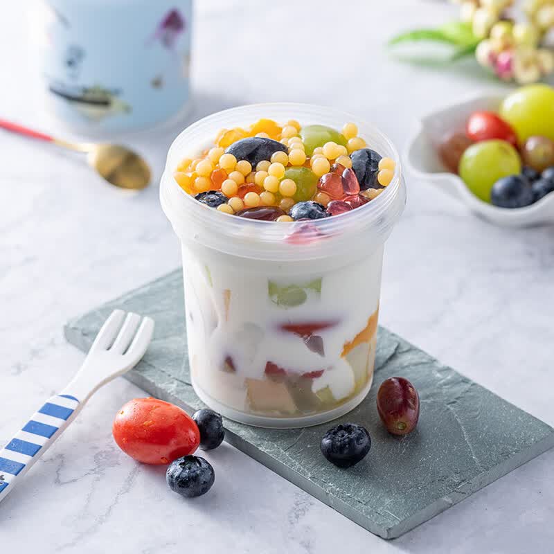 拉丝酸奶粉藻蓝椰子水泥黑拉丝酸奶味粉无需发酵炒酸奶水果捞专用 藻