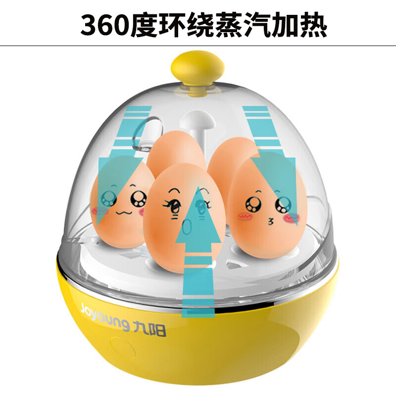九阳（Joyoung）煮蛋器早餐蒸蛋家用小功率可煮5个蛋 ZD－5J91