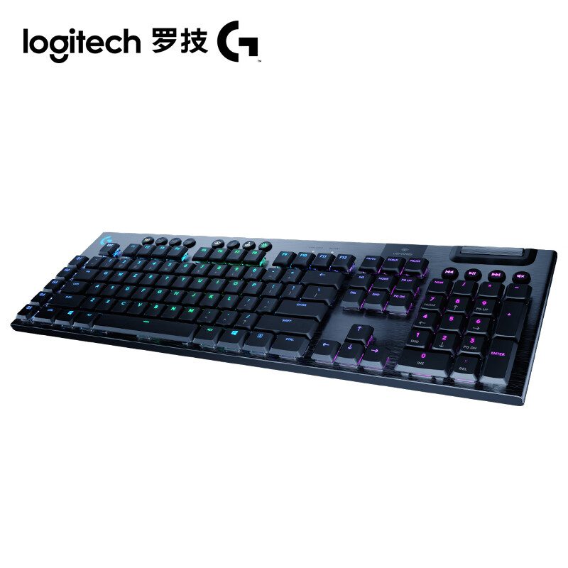 罗技G913 TKL机械键盘无线蓝牙双模游戏电竞超薄电脑吃鸡全尺寸RGB背光矮轴 G913-L轴（红轴）