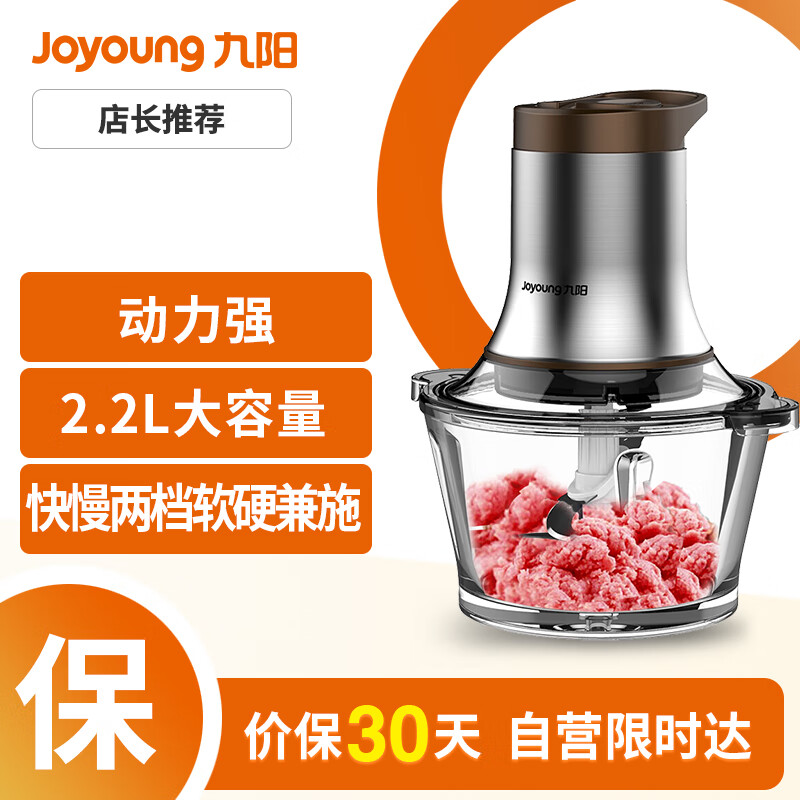 九阳（Joyoung）绞肉机家用多功能料理机婴儿辅食搅拌绞馅机切肉切菜机碎肉机S2-A818