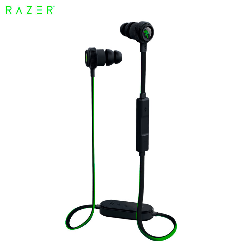 雷蛇（Razer）战锤狂鲨BT 无线蓝牙耳机 带灯光 游戏音乐运动耳机 入耳式耳机 电竞耳机