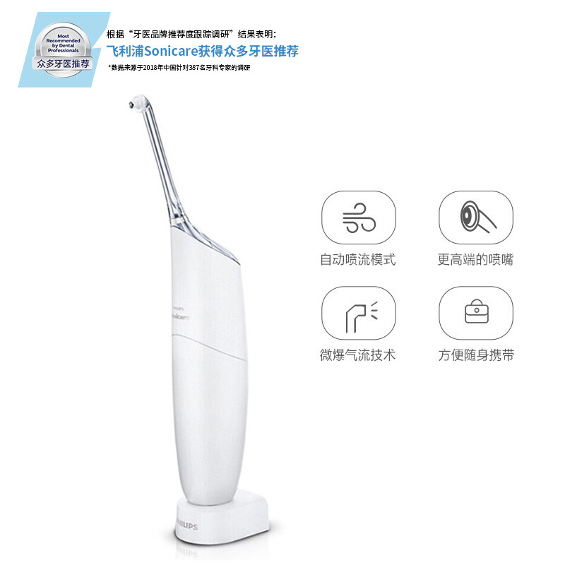 飛利浦(PHILIPS）非電動牙刷 HX8331/01 電動沖牙器 潔牙器 洗牙器 齒間清潔 白色