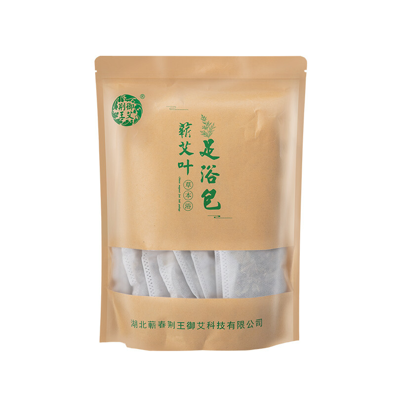 荆王御艾 艾叶泡脚包艾草药包足浴粉泡澡15g*30包(月子洗宝宝泡澡)