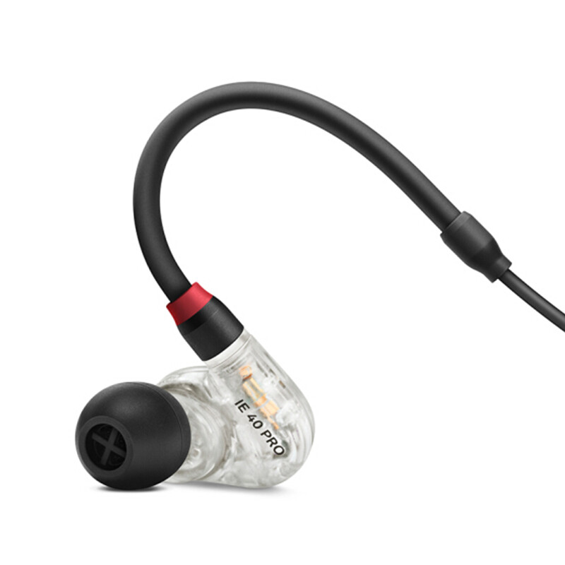 森海塞尔（Sennheiser）IE40PRO 监听HIFI发烧音乐耳机  挂耳式耳机 透明色