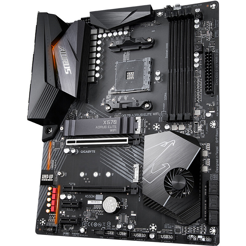 技嘉 小雕 X570 AORUS ELITE WIFI 主板 支持5800X/5900X/3900X/3070/3080(AMD X570/socket AM4)